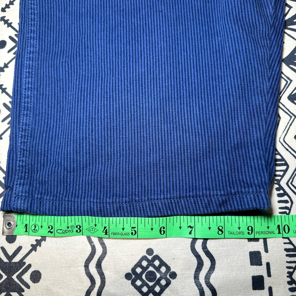 Vintage Wrangler Blue Stripe Shorts Boys 14- Made In The USA - Picture 8 of 10